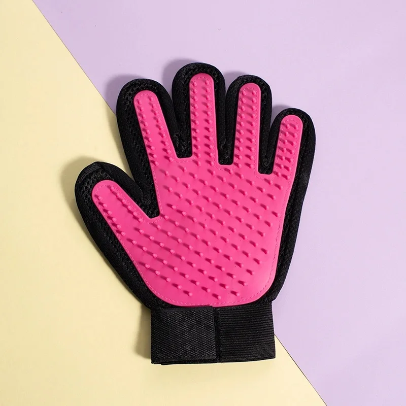 

Dog Cat Bath Glove Brush Pet Grooming Hair Remover Deshedding Brushes Deshedding Comb Glove for Cat Dog Fur Clean