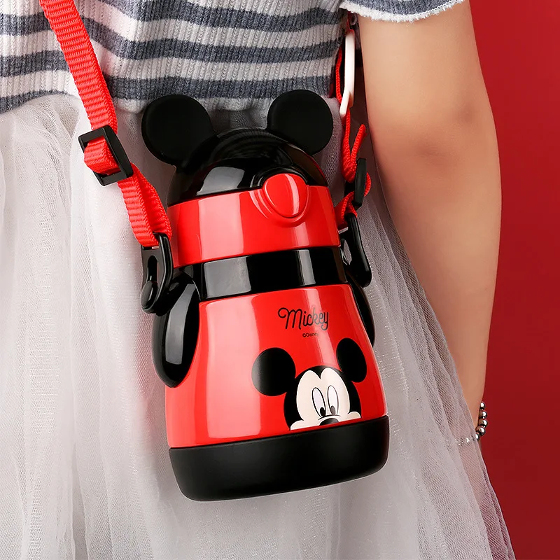 Bottle Kids Cartoon Water Cups Mickey Princess Travel Mug 304stainless Steel With Type Portable Careful Burns