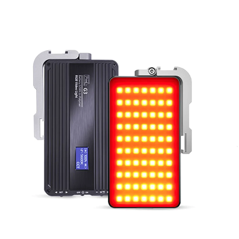 Pixel G3 RGB видео светильник со встроенным кронштейн для наклона фотостудия