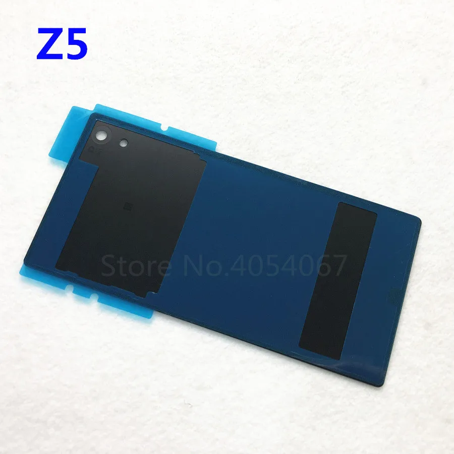 Стекло батарейный Корпус задняя крышка для Sony Xperia Z5 E6603 E6633 E6653 E6683 запасные части задняя дверь Чехол Крышка