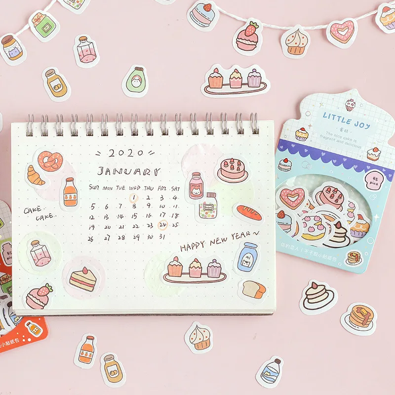 Kawaii блокнот для записей креативные милые Липкие заметки планировщик