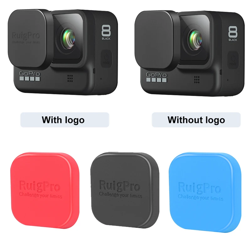 Силиконовая Защитная крышка для объектива Закаленное стекло чехол Gopro Hero 8 9 10