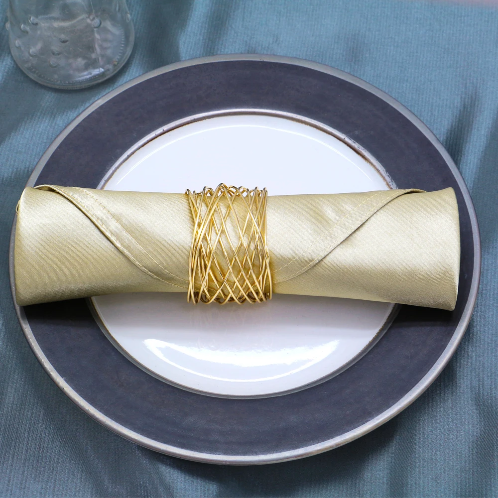 4 шт. декоративные квадратные салфетки для свадьбы | Дом и сад