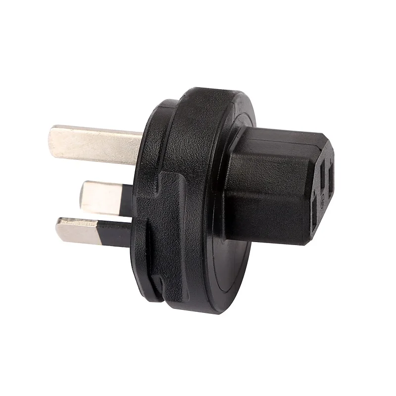Австралийский 3 полюсный Мужской адаптер питания IEC 320 C13 Female переменного тока от