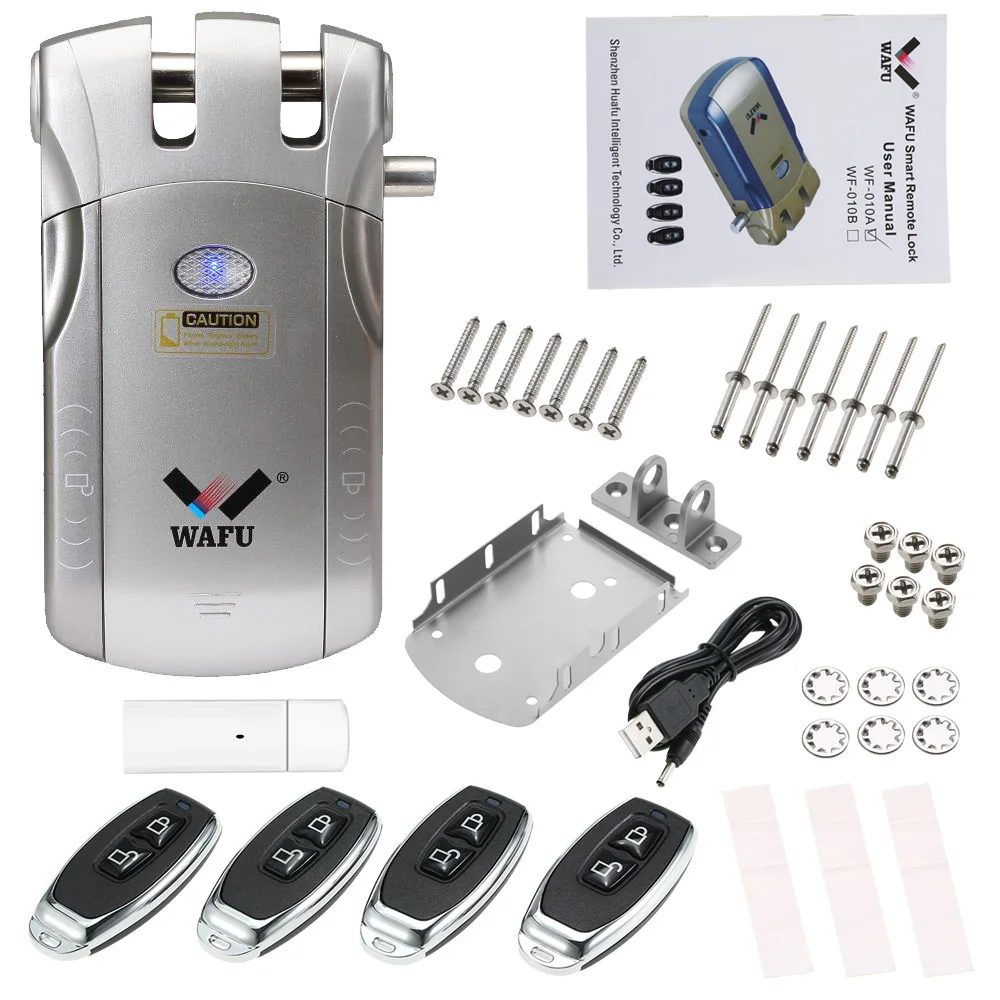 Tuya APP Wireless Smart Remote Control Electric Door Lock Invisible Keyless Entry Bluetooth-compatible | Безопасность и защита