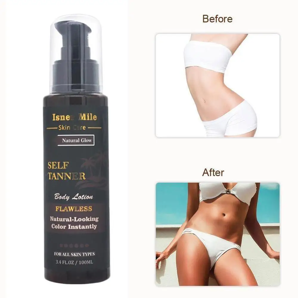 Long Lasting Sunless Tanning Self Tan Organic, Natural Tan Mousse Long Lasting Fake Tan Perfect Body Skin Finish Dropshiping