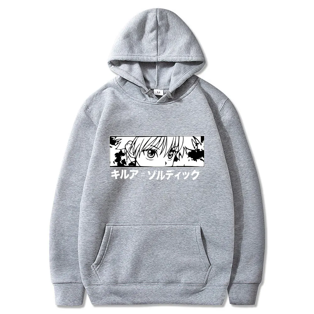 Мужские и женские толстовки Hunter X мужские пуловеры свитшоты Killua Zoldyck Devil Eye с