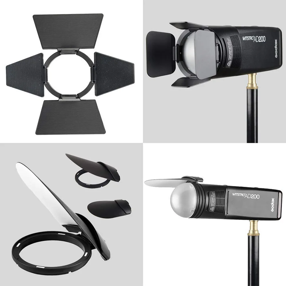 Аксессуар для вспышки набор магнитных круглых головок godox ad200 AK R1 комплект мини