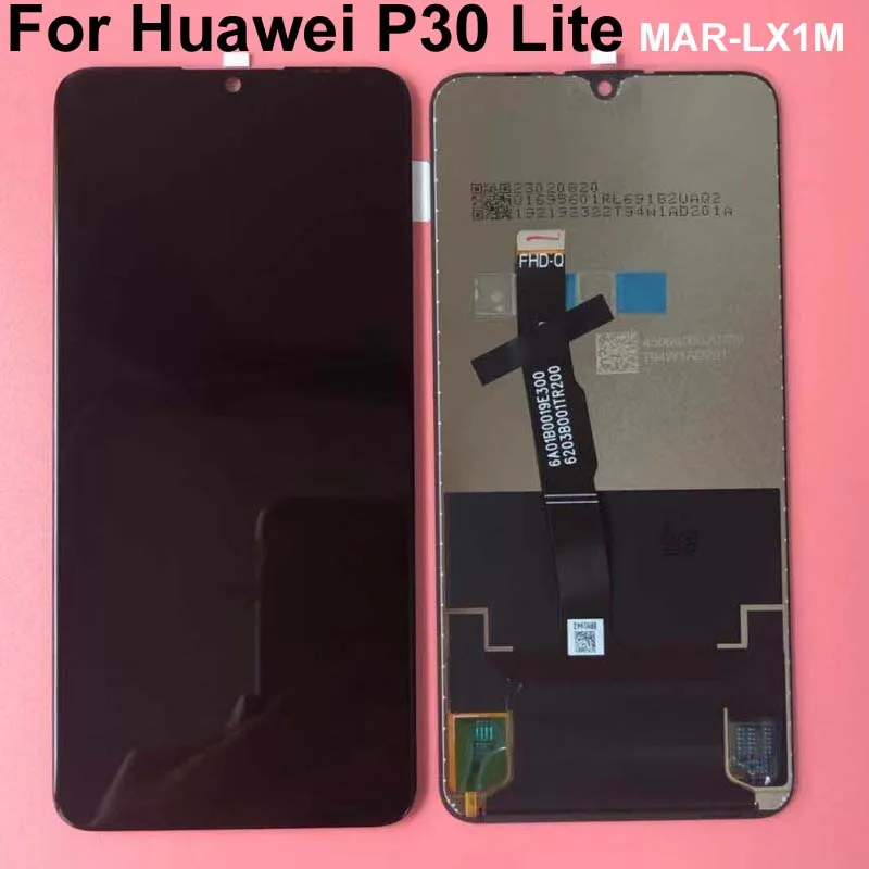 6,1" AAA ЖК-дисплей для huawei P30 lite ЖК-дисплей с сенсорным экраном дигитайзер сборка для huawei Nova 4E+ 10 сенсорных запчастей