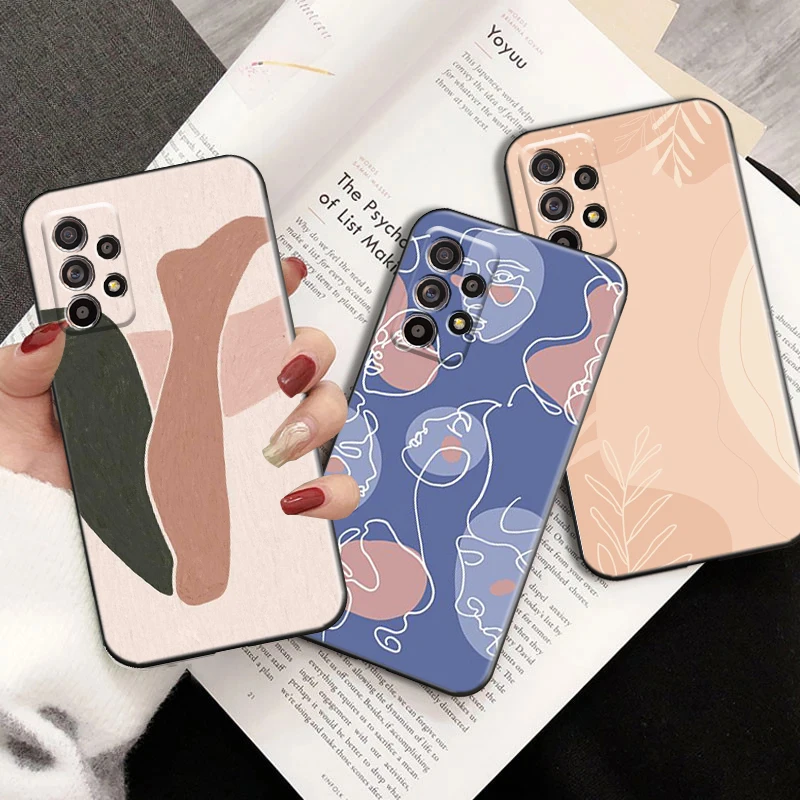 

Art fashion painting For Samsung Galaxy A52 A11 A21S A31 A32 4G A32 5G Samsung A41 A42 A51 A71 Fund Cases Back Cover Soft TPU