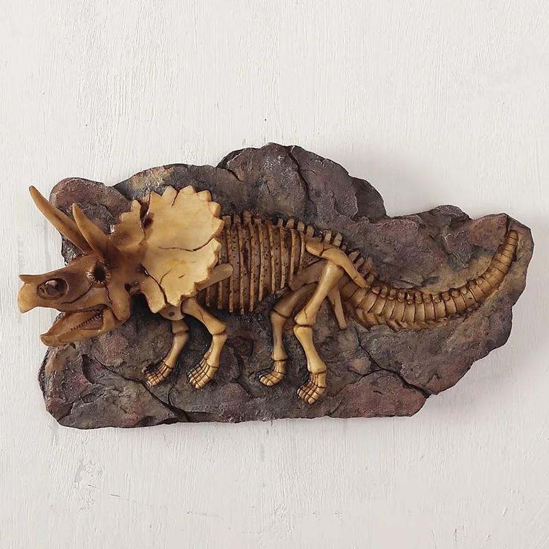 Nostalgic Antique Dinosaur Fossil Desktop Decoration Figurines Resin Ornaments Crafts Office Display Miniature Model | Дом и сад