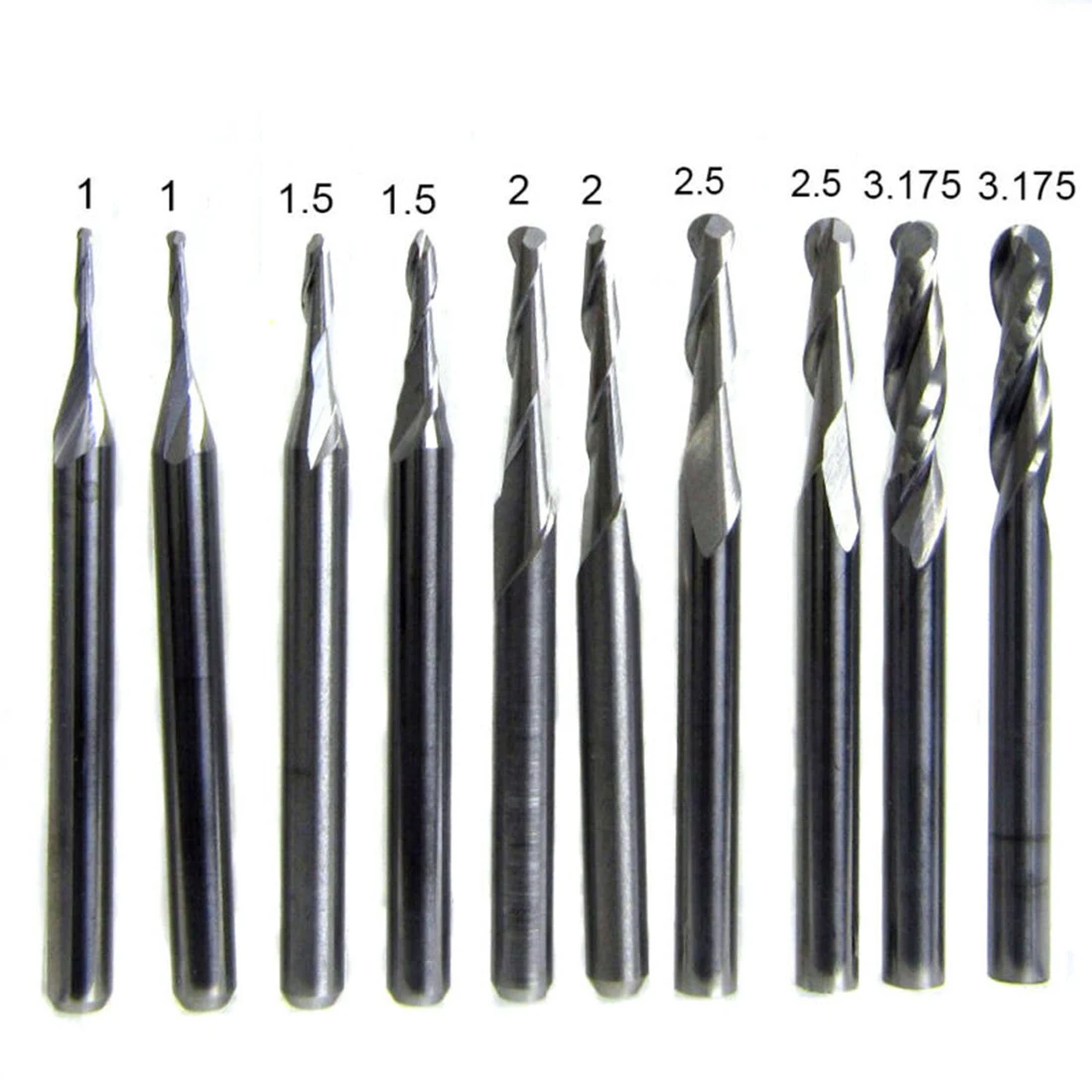 

Milling End Mill CNC Engraving Router Drilling Slotting Detailing Bits