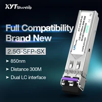 sharetop 2 5g optical transceiver module multi mode dual fiber sfp 2500m 830nm 300m lc port full compatible can be customized