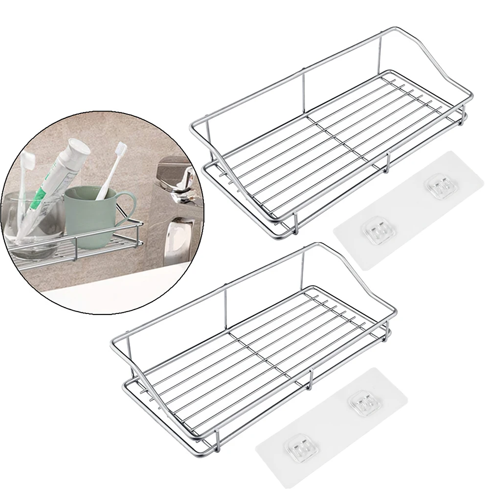 Ванная комната полка душ Caddy Органайзер настенное крепление шампунь барной