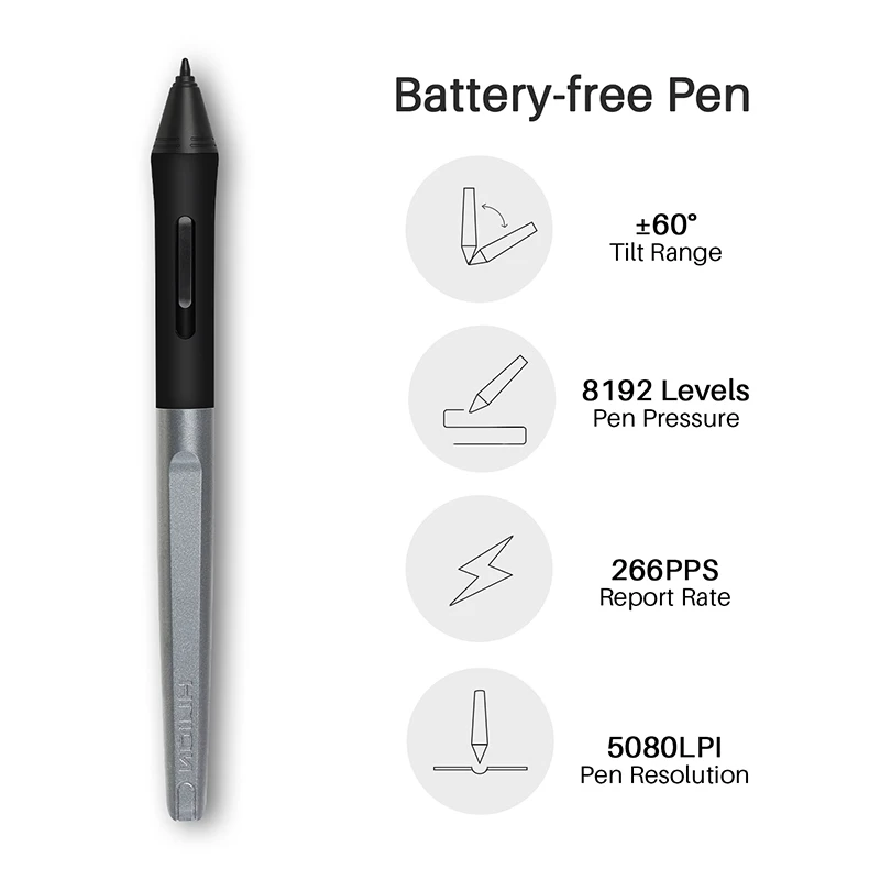 HUION H1161 графический планшет для рисования поддержка наклона цифровой планшет поддержка наклона на 8192 уровень с ручкой без аккумулятора стилус с перчаткой