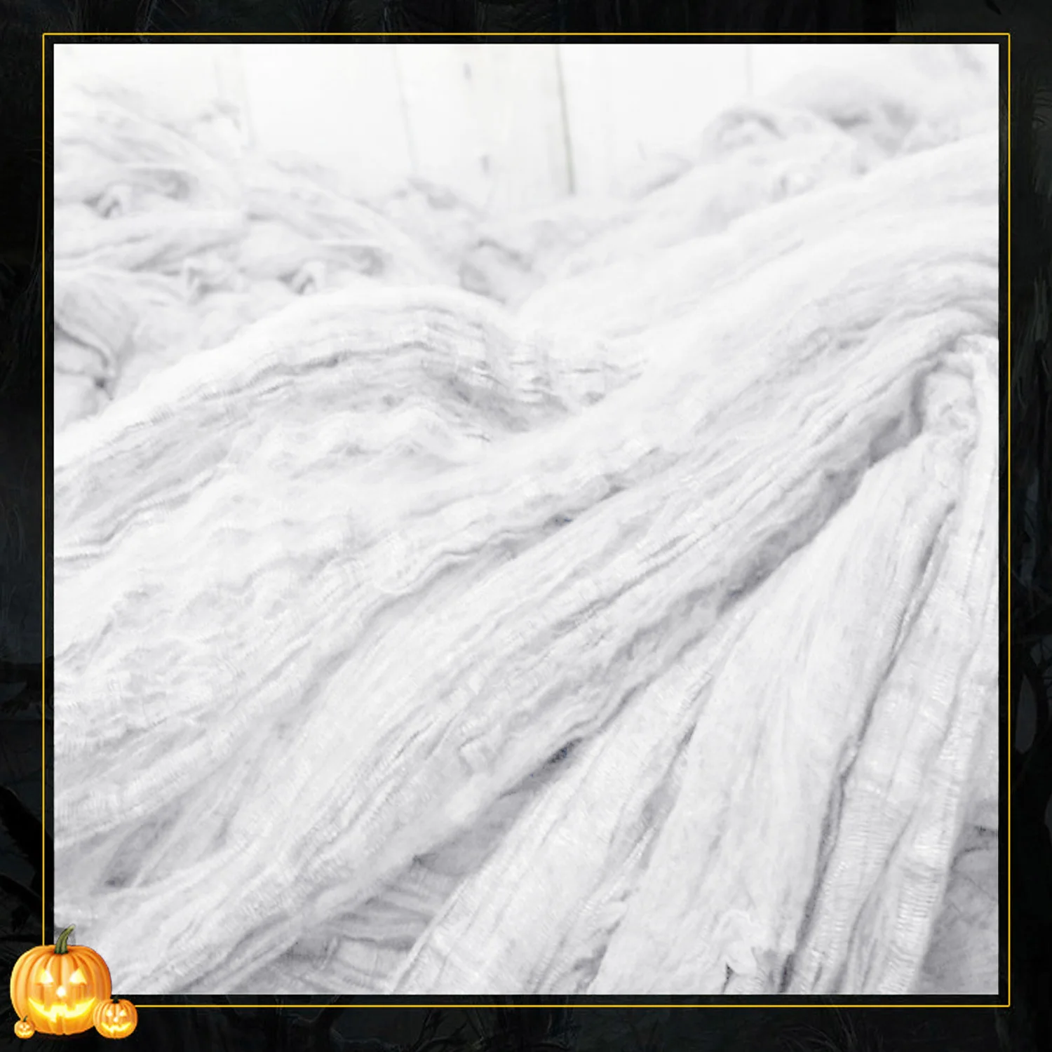 Паутина светящаяся в темноте 100 г белая паутина | Дом и сад