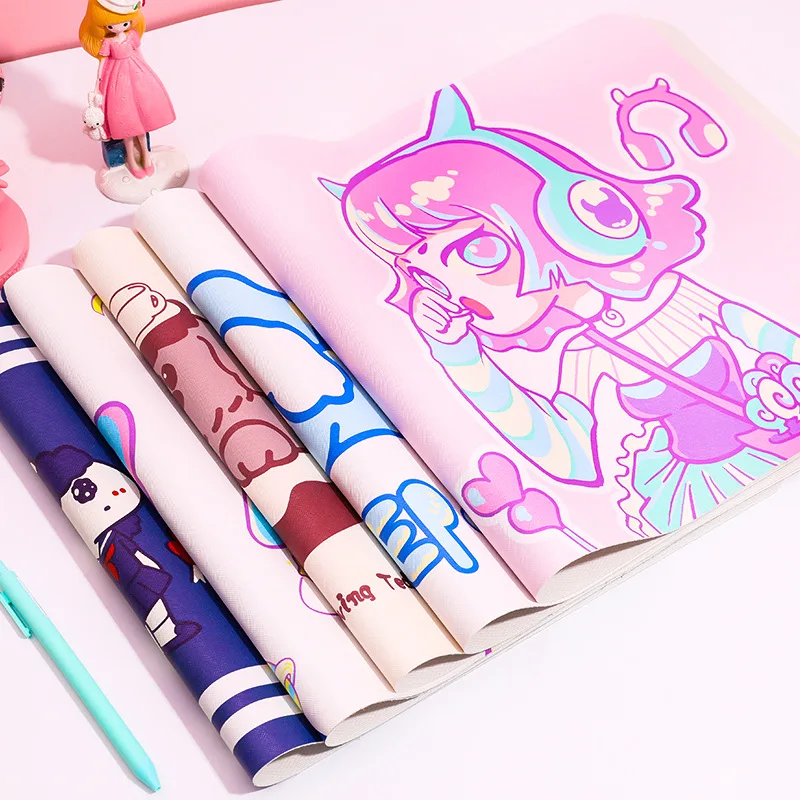 Мультипликационный большой Настольный коврик для девочек компьютерная