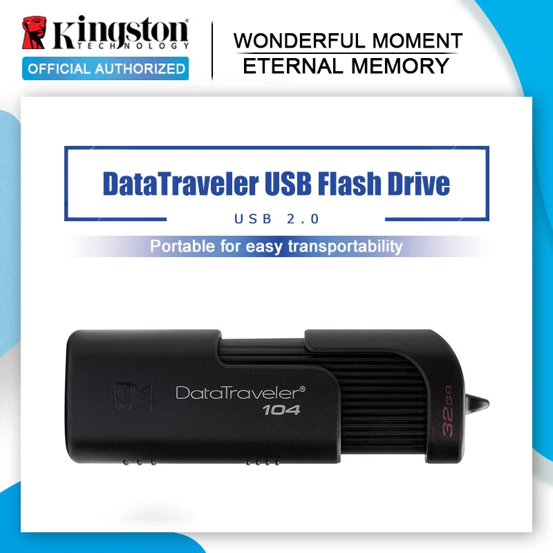 Kingston DT104 USB флеш-накопитель 16 ГБ 32 | Компьютеры и офис