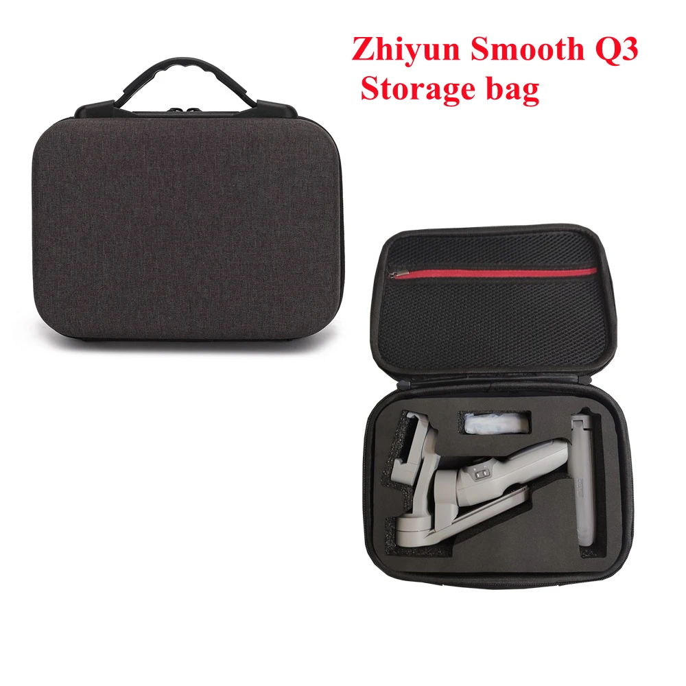 

Подходит для Zhiyun Smooth Q3 Портативная сумка Мобильный телефон PTZ трехосевой Стабилизатор сумка-клатч коробка для хранения аксессуары для чемо...