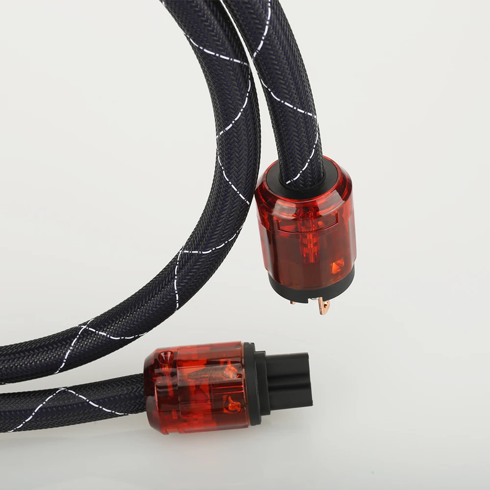 Высококачественный медный аудиофил кабель питания OFC сетевой переменного