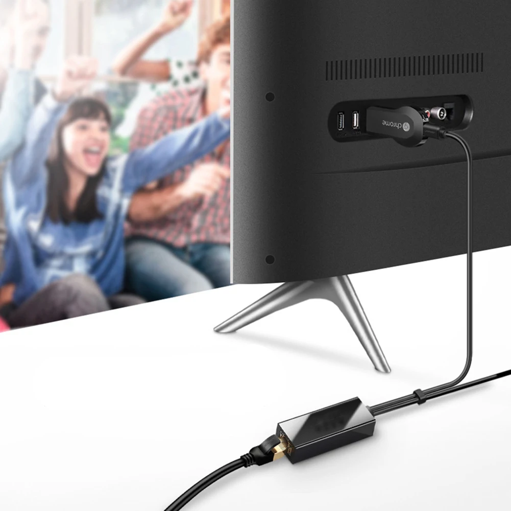 Суперскоростной адаптер USB 2 0 к RJ45 Ethernet сетевой LAN для Fire TV Chromecast