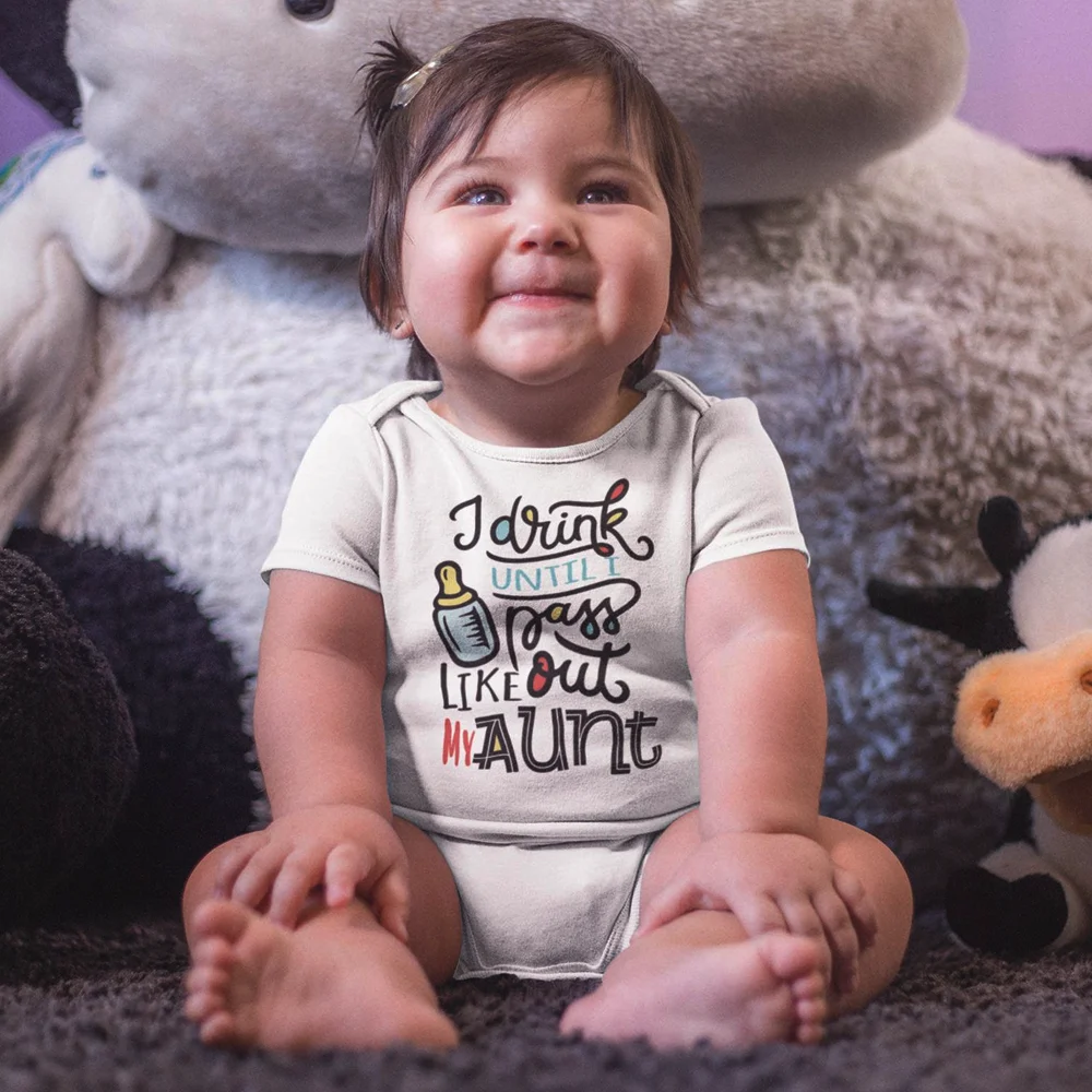 Комбинезоны для тети я пью пока не выйду как моя тетя детские комбинезоны