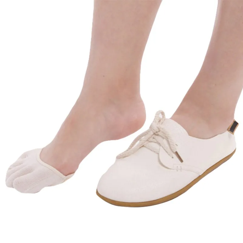 

Women Yoga Socks Breathable Ballet Pilates Foot Care Sock Half-palm High Heels Five-finger Socks No Slip Invisible Slippers Sock