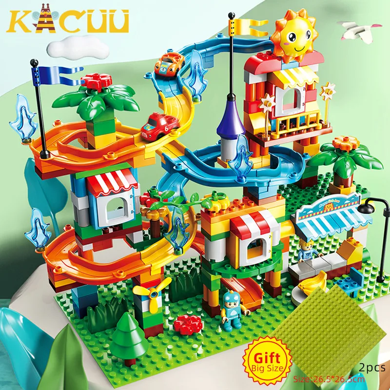 Строительные блоки большого размера с мраморной пробежкой город вилла воронка