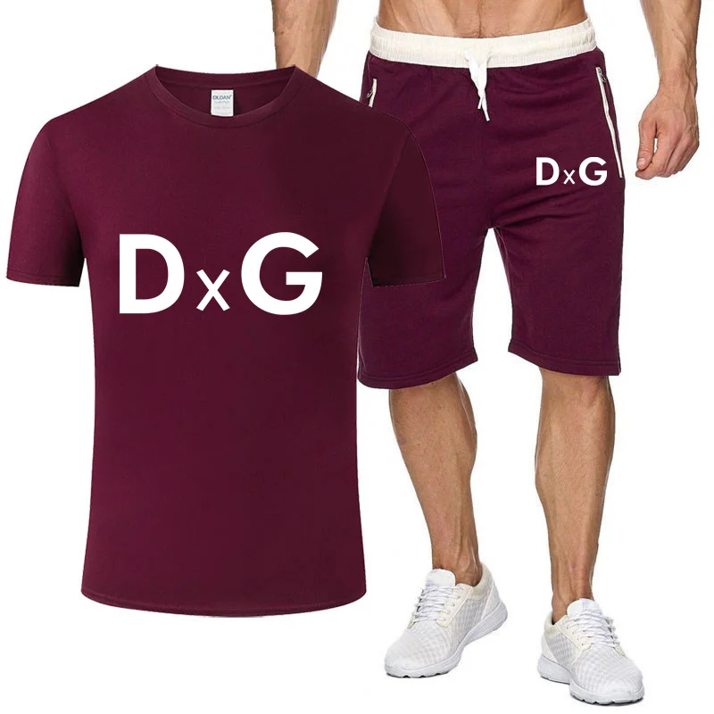 

Мужской летний комплект спортивной одежды LONSDALE, футболка с коротким рукавом, короткие брюки, новые модные мужские повседневные комплекты, ш...