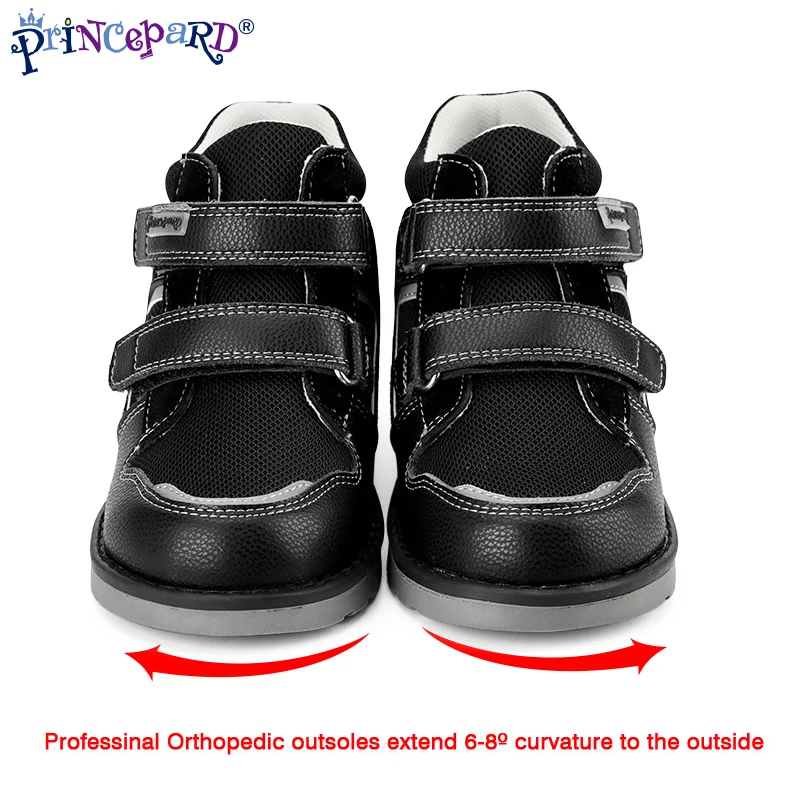 Princepard-Zapatillas ortop&eacute;dicas para ni&ntilde;os y ni&ntilde;as, calzado deportivo con soporte de tobillo para pies planos, para correr, con plantilla ortop&eacute;dica-2