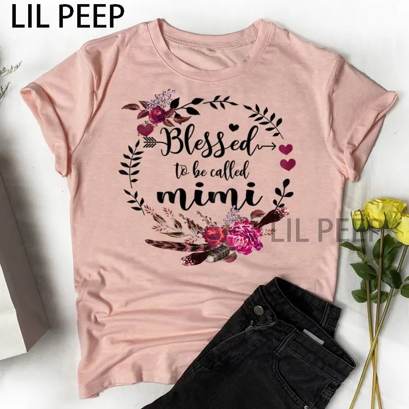 

Благодарны Blessed Mimi женские футболки с рисунками из мультфильмов новая эстетическая летние Стиль короткий рукав Футболка удобная, легкая фу...