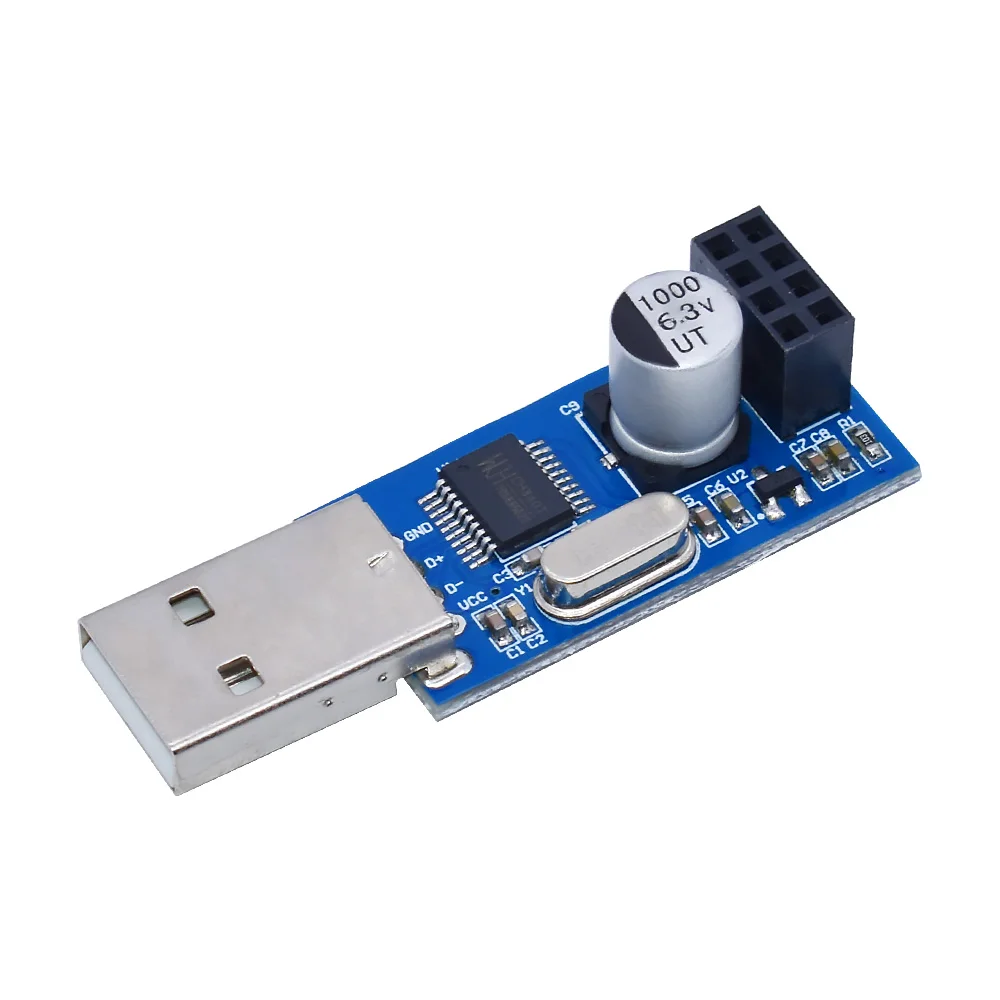 Плата адаптера CH340 CH340T NRF24L01 + USB для последовательного порта антенна 2 4G