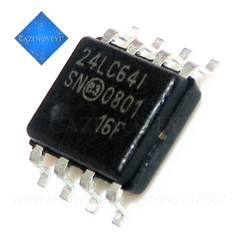 5 шт./лот PIC24LC64-I/SN 24LC64 24LC64I SOP-8 в наличии