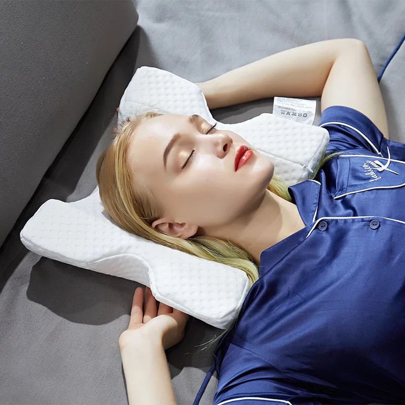 

Cervical Pillow Orthopedic Pillow for Neck Travel Pillow Memory Foam Orthopedic Pillows for Sleeping Side Sleeper Pillows