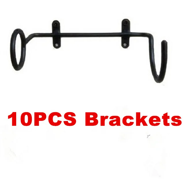 10 PCS Bracket 1-100 шт, горячая распродажа, черный бар, винные бутылки, настенный дисплей, полки кронштейны, мебель, винные бутылки, стойка, кронштейн, поддержка - Цвет: 10 PCS Bracket
