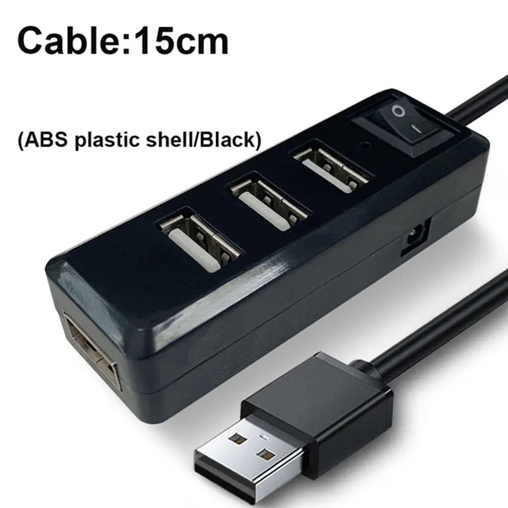 Ультратонкая конструкция с четырьмя портами USB 2 0 и 3 концентратор Plug and Play