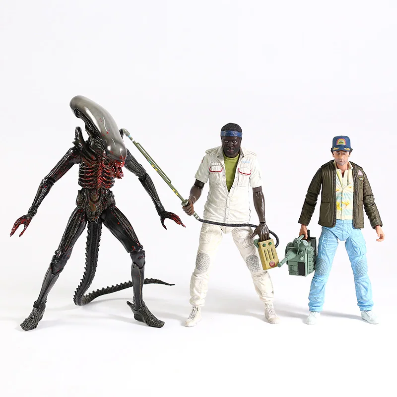 

NECA Movie Predator VS Aliens Science Toys 40th Anniversary 3pcs The 2th Lineup Action figure Model
