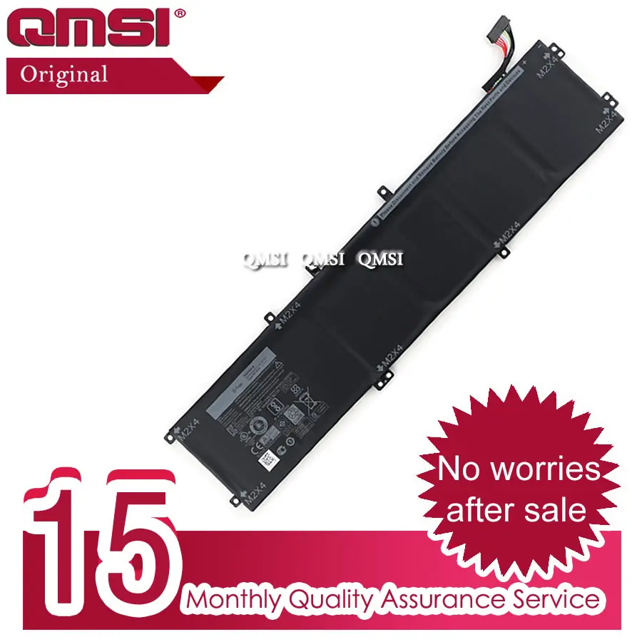 QMSI 11 4 v 84WH оригинальный аккумулятор 4gvgh подходит для ноутбука Dell Precision M5510 XPS 15 9550 9560