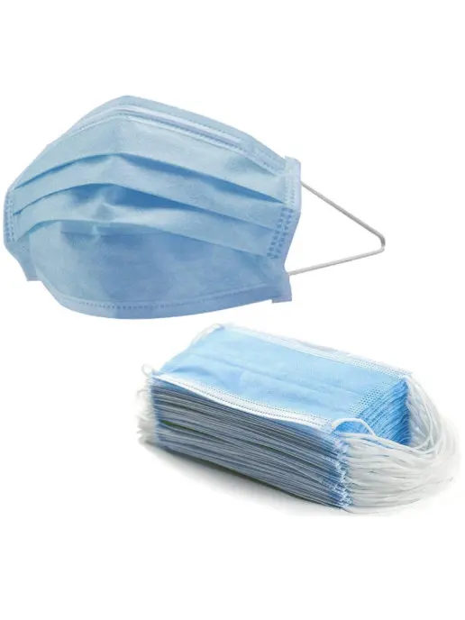 Азбука Красоты / Маска медицинская трехслойная одноразовая нестерильная