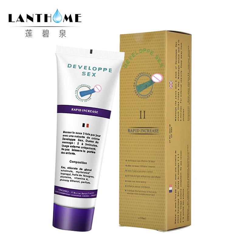 Крем для увеличения пениса сильный мужской Массажный гель XXL крем роста член