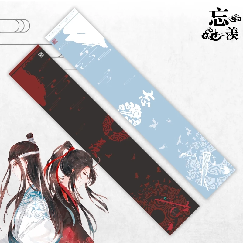 Wei Wuxian Lan Wangji аниме Mo Dao Zu Shi для мужчин и женщин Grandmaster of Demonic Cultivation длинный шарф