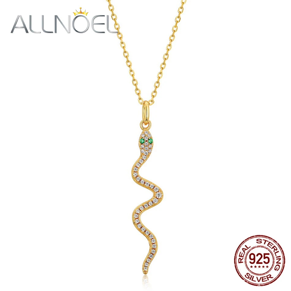 

ALLNOEL однотонная Серебряная Подвеска из стерлингового серебра 925 пробы для женщин, зеленое нано-циркониевое классическое ожерелье, подарок н...