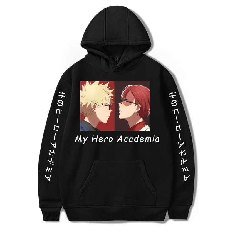 

Anime My Hero Academia Man Tracksuit Japanese Bakugou Katsuki Printed Hoodie Sweatshirts Women Casual Unisex Clothes Pullover