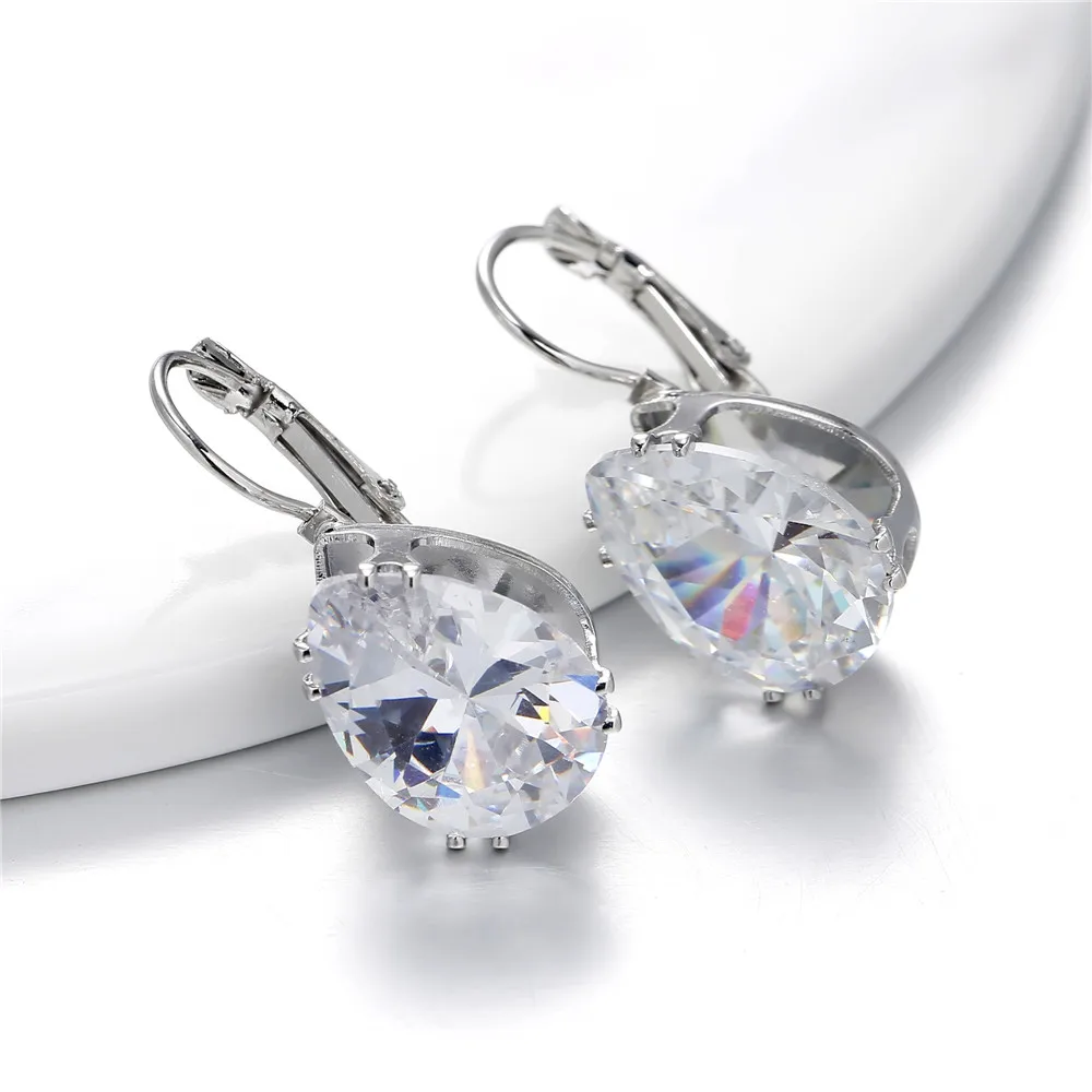 Дизайнерский Кристалл omen's Zircon круглый кулон серьга из сплава и кристаллов Пром