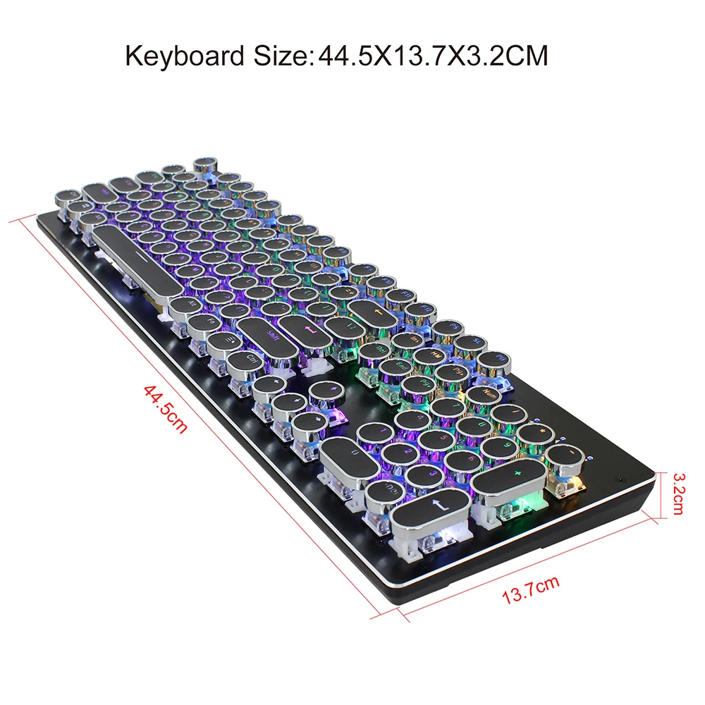 Gaming V800 Mechanical Keyboard High Special Key Click 104 Full Conflict-Free Double Injection For Gamer PC Laptop | Компьютеры и офис