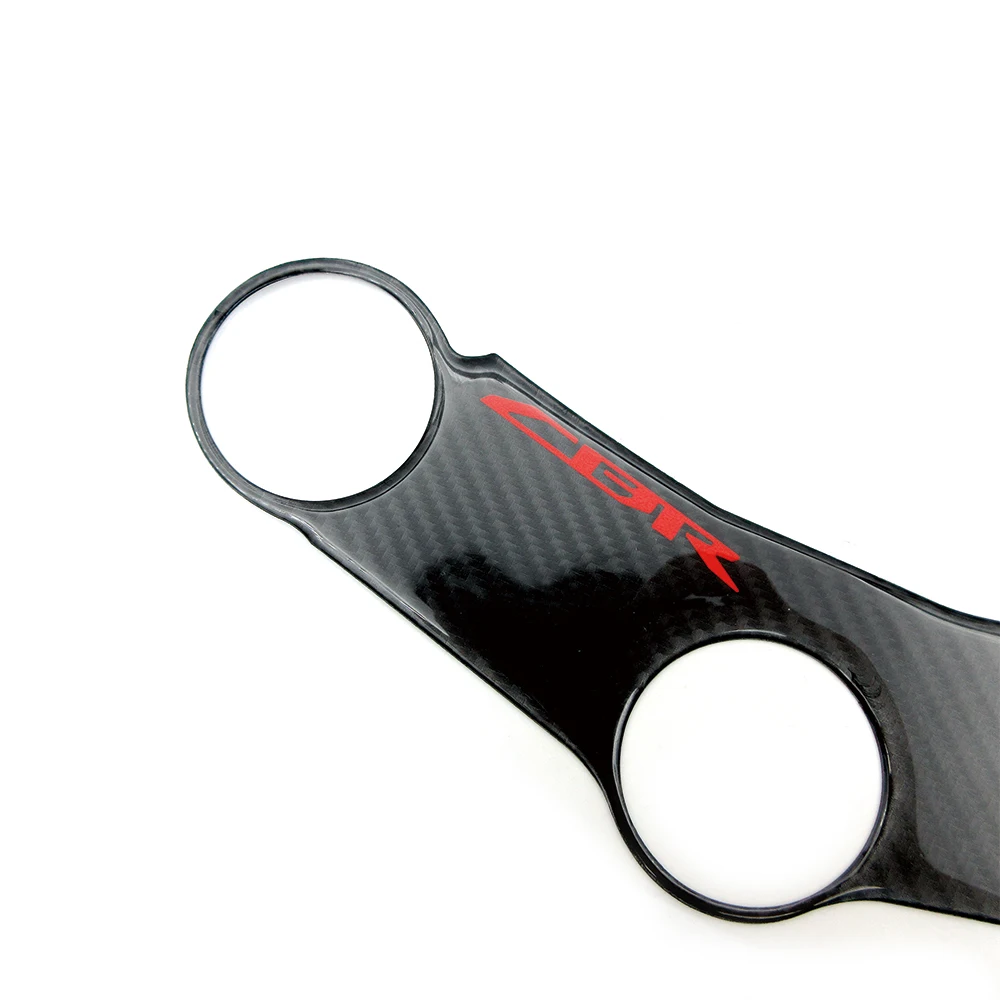 Мотоциклетная 3D наклейка из углеродного волокна тройное дерево верхний зажим