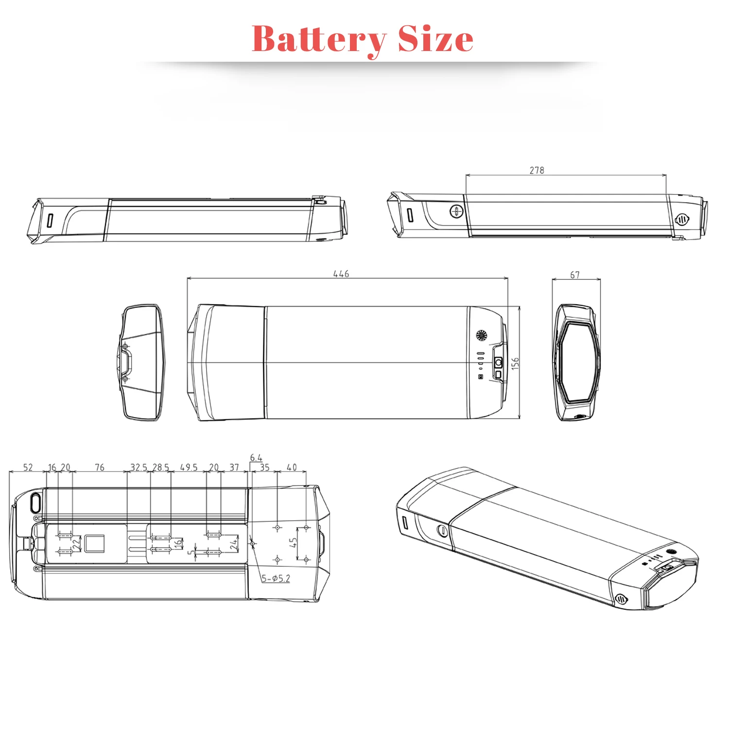 Чехол для электровелосипеда Tongsheng литиевый контроллер аккумуляторов