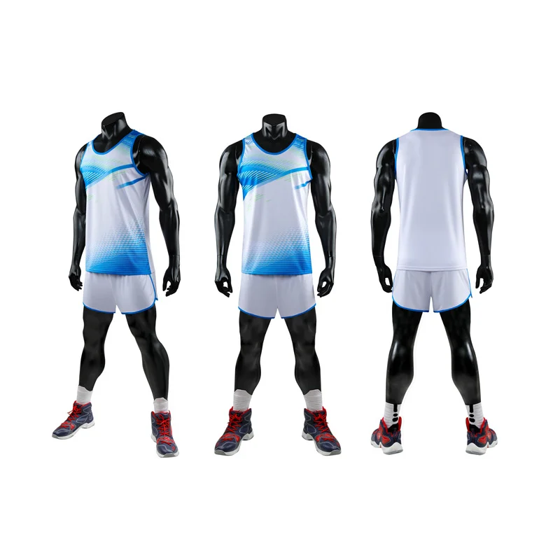 Комплект спортивной одежды для соревнований и бега одежда марафона мужские