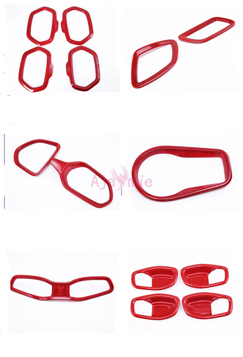 Интерьер красный цвет рулевое колесо Reader лампа ручка переключения передач