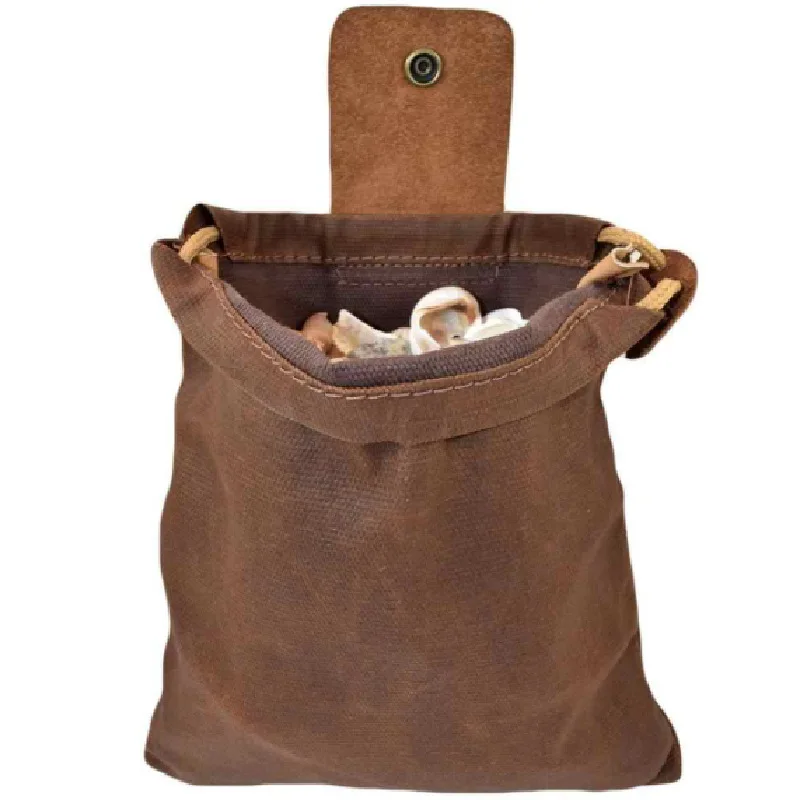 

A garden fruit picking bag canvas feeding storage bag foldable garden tool waist bag